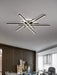 Nordic 4-Bulb LED Ceiling Light in Aluminum and Acrylic for Modern Kitchen and Bedroom