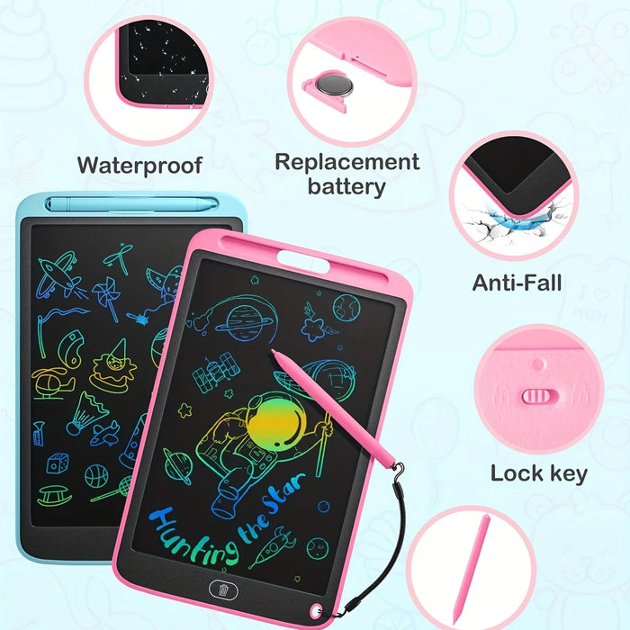 LCD Writing Tablet for Kids – Eye-Protecting Color Screen & Eco-Friendly Reusable Design - Samanta Factory