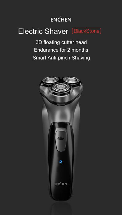 Electric Shaver for Men – 3D Floating Heads with Auto-Grinding Blades & Smart ESM System - Samanta Factory