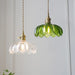 Japanese Glass Pendant Light – Polished Copper Ceiling Lamp for Modern Homes - Samanta Factory
