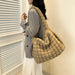 Women’s Puffer Shoulder Bag – Fashion Bubble Tote with Large Capacity - Samanta Factory