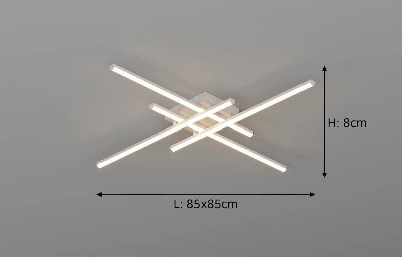 Modern LED Ceiling Light – Adjustable Dimmable Fixture for Kitchen, Bedroom, and Living Spaces