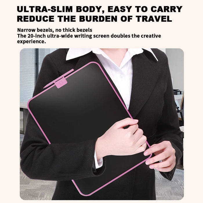 LCD Writing Tablet – Colorful Screen with One-Tap Erase & Pressure-Sensitive Drawing - Samanta Factory