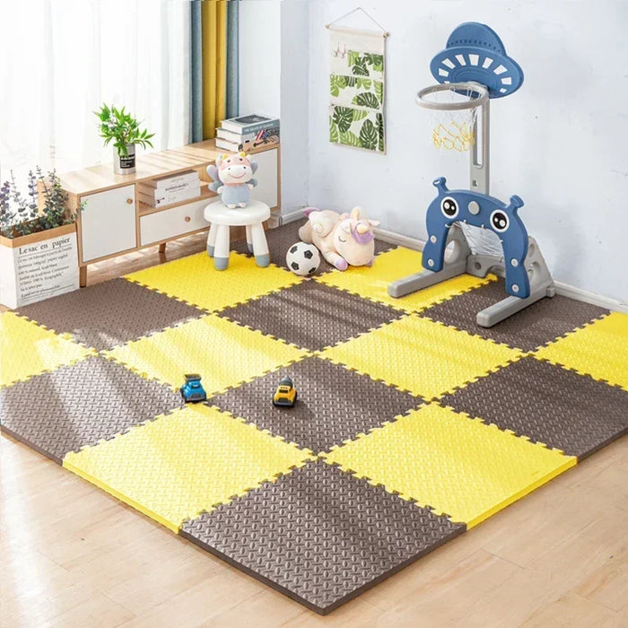 Foam Play Mat for Babies – BPA-Free, Thick Non-Toxic Puzzle Mat for Floor Protection & Playroom Use - Samanta Factory