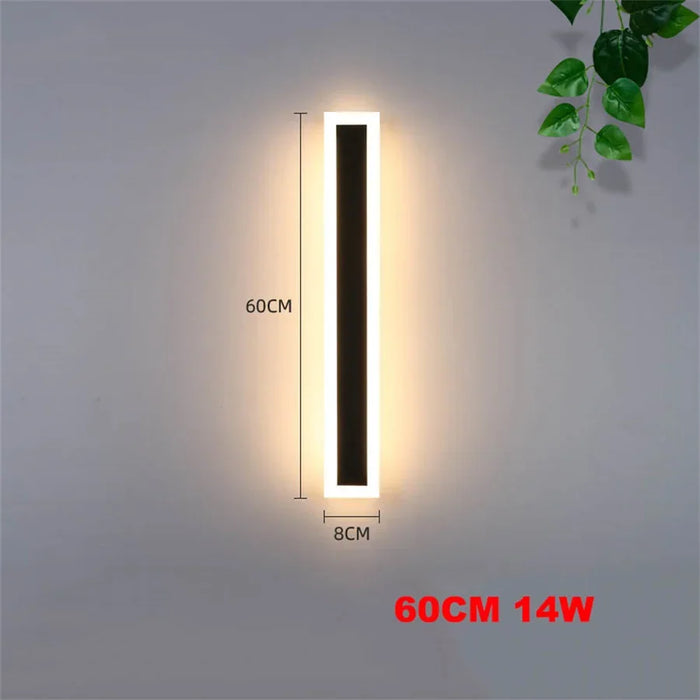 Waterproof LED Wall Light – IP65 Outdoor Strip Lamp for Garden, Patio & Corridor - Samanta Factory