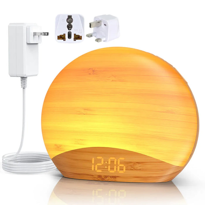 Sunrise Alarm Clock & Sound Machine – All-in-One Sleep Aid with Nature Sounds & Gentle Wake-Up Light - Samanta Factory