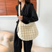 Women’s Puffer Shoulder Bag – Fashion Bubble Tote with Large Capacity - Samanta Factory