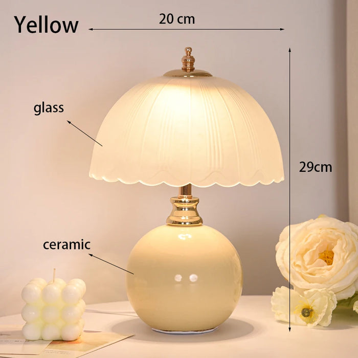 LED Book Light – USB-Powered Ceramic Lamp with Dimmable Color Option - Samanta Factory