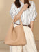 Stylish Split Leather Bucket Shoulder Bag – Versatile Women’s Handbag for Work & Casual Outings - Samanta Factory