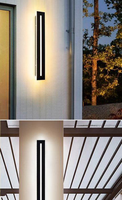 Waterproof LED Wall Sconce – IP65 Long Outdoor Light for Garden & Exterior Decor - Samanta Factory