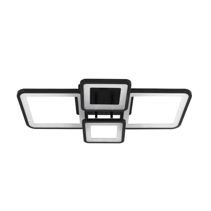 Modern LED Ceiling Light – 54W Dimmable Fixture with Remote for Dining Room & Foyer - Samanta Factory