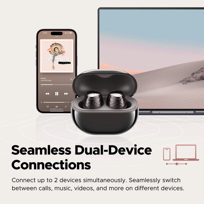 Bluetooth Earbuds – Hi-Res Dual-Driver Audio & 43-Hour Battery Life - Samanta Factory
