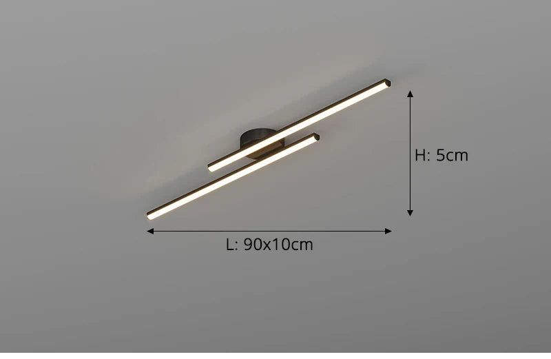 Modern LED Ceiling Light – Adjustable Dimmable Fixture for Kitchen, Bedroom, and Living Spaces
