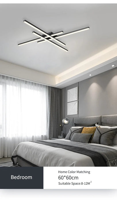 Ceiling Light – Modern Nordic Iron & Acrylic Design with LED Illumination