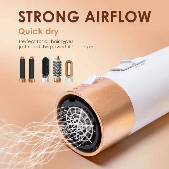 5-in-1 Hair Dryer Brush – Versatile Styling with Ionic & Infrared Technology - Samanta Factory
