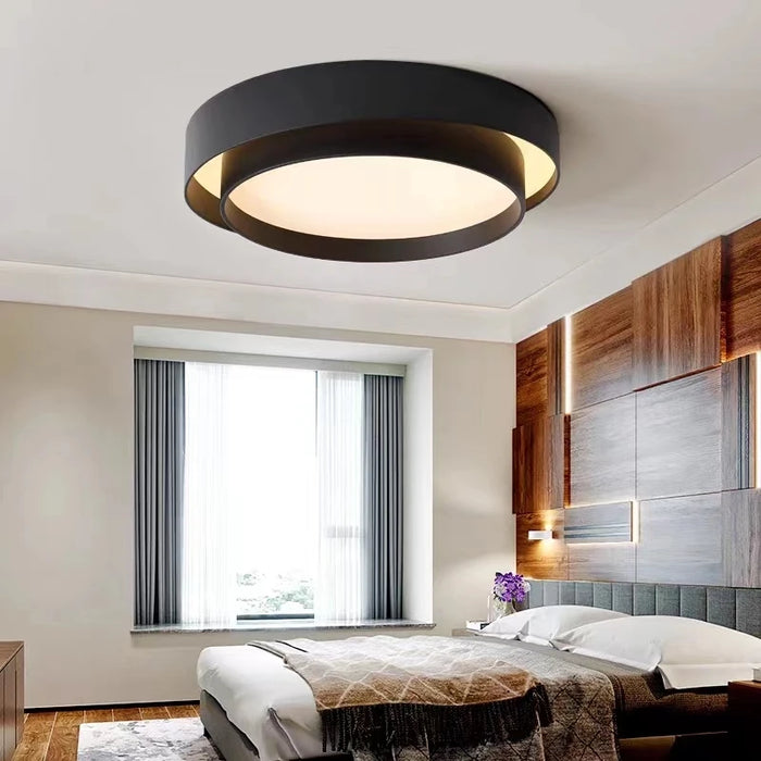 Modern LED Ceiling Light – Dimmable Remote-Control Fixture for Home & Office