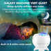 Galaxy Light Projector – 360° Dream Aurora Star & Moon Lamp with Bluetooth, White Noise & Rechargeable Battery - Samanta Factory