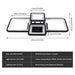 Modern LED Ceiling Light – 54W Dimmable Fixture with Remote for Dining Room & Foyer - Samanta Factory