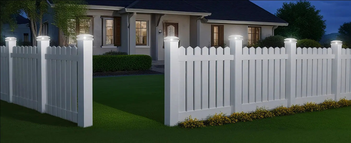 Solar Post Light – Bright LED Garden & Fence Lamp
