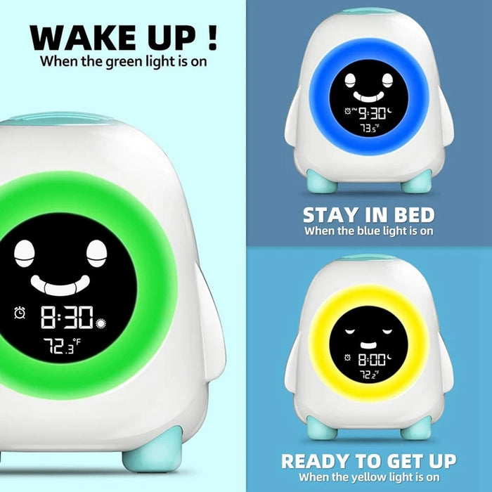 Kids Alarm Clock – Color-Changing Sleep Trainer with Night Light & Wake Indicator - Samanta Factory