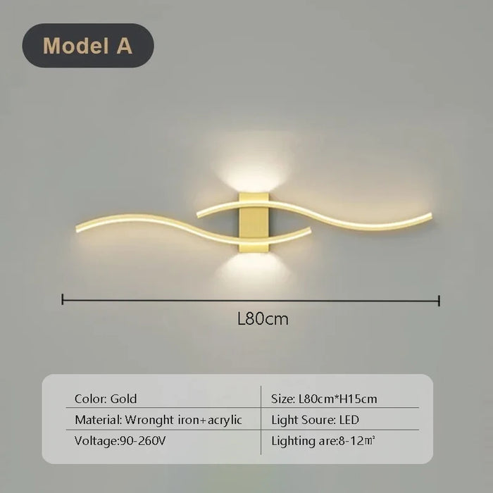 Wall Light Fixture – Adjustable LED Design for Modern Interior Décor - Samanta Factory