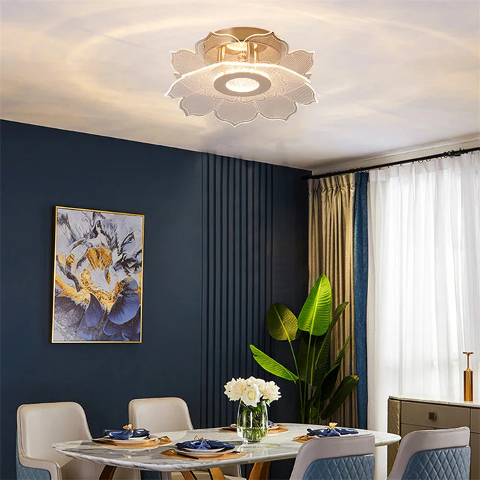 Crystal Pendant Light – Modern Loft Hanging Lamp with Iron & Glass Design - Samanta Factory