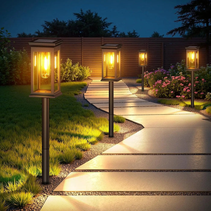 Solar Pathway Lights – IP65 Waterproof Outdoor LED Garden Lamps