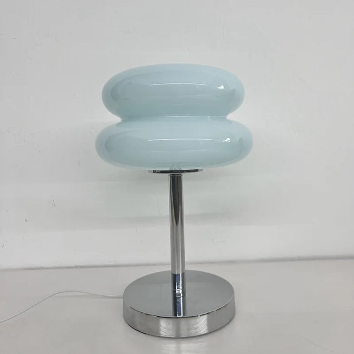 Modern Stained Glass Table Lamp – Touch Control LED Bedside Lighting