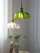 Japanese Glass Pendant Light – Polished Copper Ceiling Lamp for Modern Homes - Samanta Factory