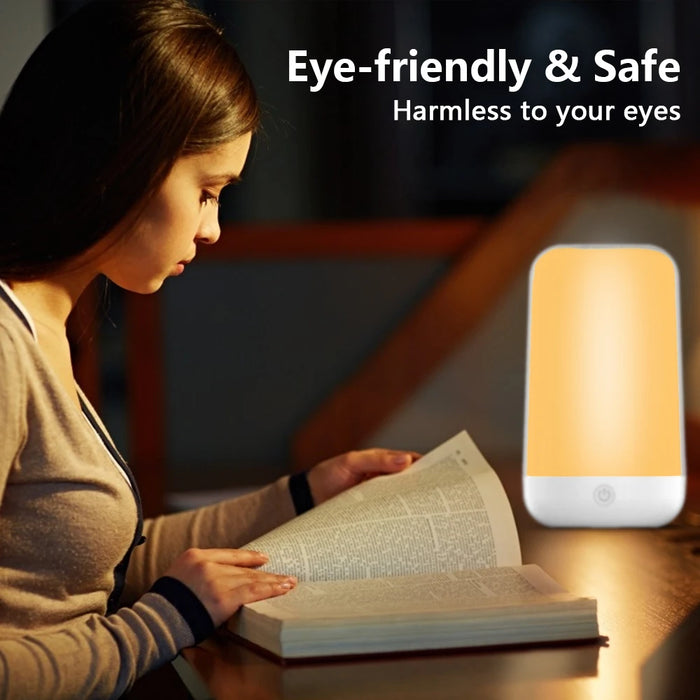 Smart RGB Night Light Lamp – Touch Control with App - Samanta Factory
