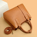 Women’s PU Leather Business Handbag – Saffiano Tote with Adjustable Shoulder Strap - Samanta Factory