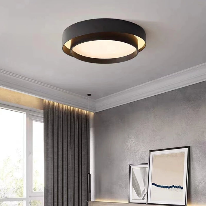 Modern LED Ceiling Light – Dimmable Remote-Control Fixture for Home & Office
