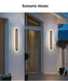 Outdoor LED Wall Light – Waterproof IP65 Long Strip Sconce for Porch & Courtyard - Samanta Factory