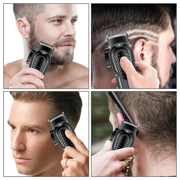 Electric Hair Clipper – Rechargeable Stainless Steel Blade with USB Charging & Adjustable Length - Samanta Factory