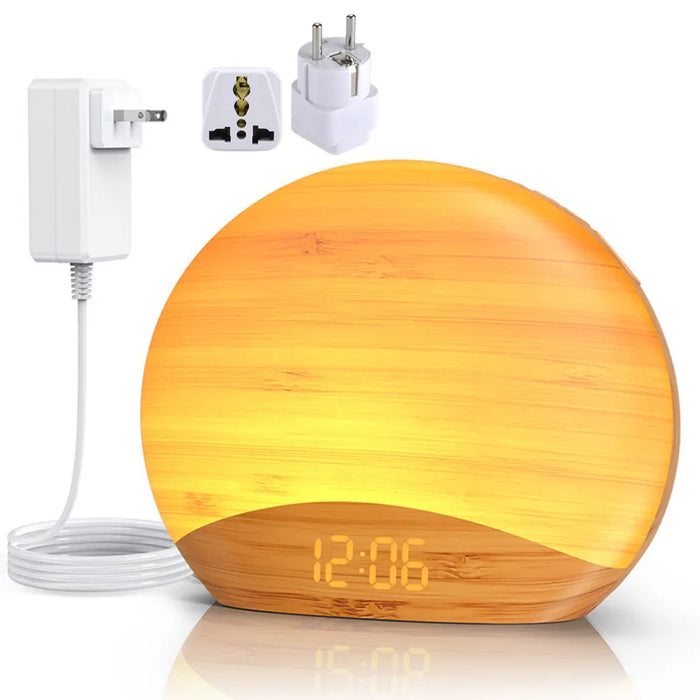 Sunrise Alarm Clock & Sound Machine – All-in-One Sleep Aid with Nature Sounds & Gentle Wake-Up Light - Samanta Factory