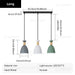 Modern Pendant Light – Triple Head Design with E27 Base for Stylish Interiors - Samanta Factory