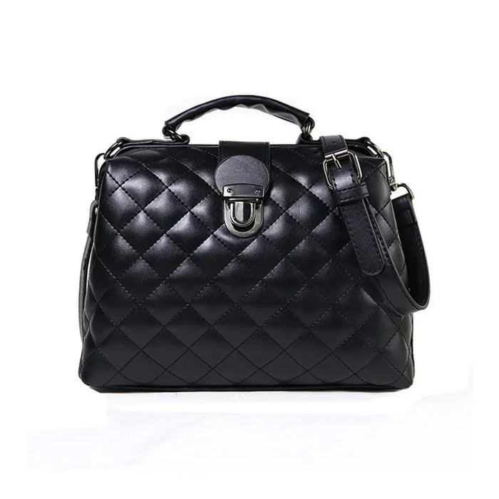Women’s Shoulder & Crossbody Bag – Trendy Rhomboid Doctor Handbag - Samanta Factory