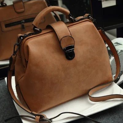 Women’s Shoulder & Crossbody Bag – Trendy Rhomboid Doctor Handbag - Samanta Factory