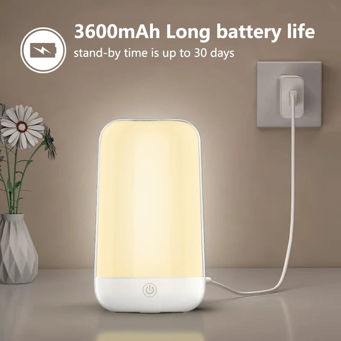 Smart RGB Night Light Lamp – Touch Control with App - Samanta Factory