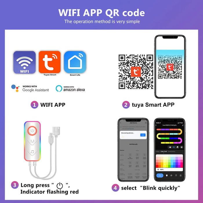 Smart LED Night Light – Motion Sensor with USB Rechargeable Design