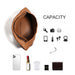 Stylish Split Leather Bucket Shoulder Bag – Versatile Women’s Handbag for Work & Casual Outings - Samanta Factory