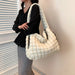 Women’s Puffer Shoulder Bag – Fashion Bubble Tote with Large Capacity - Samanta Factory
