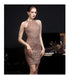 Sequin Mini Dress – Halter Neck & Slim Fit - Samanta Factory