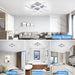 Modern LED Ceiling Light – 24W Surface-Mounted Fixture with 3-Color Modes - Samanta Factory