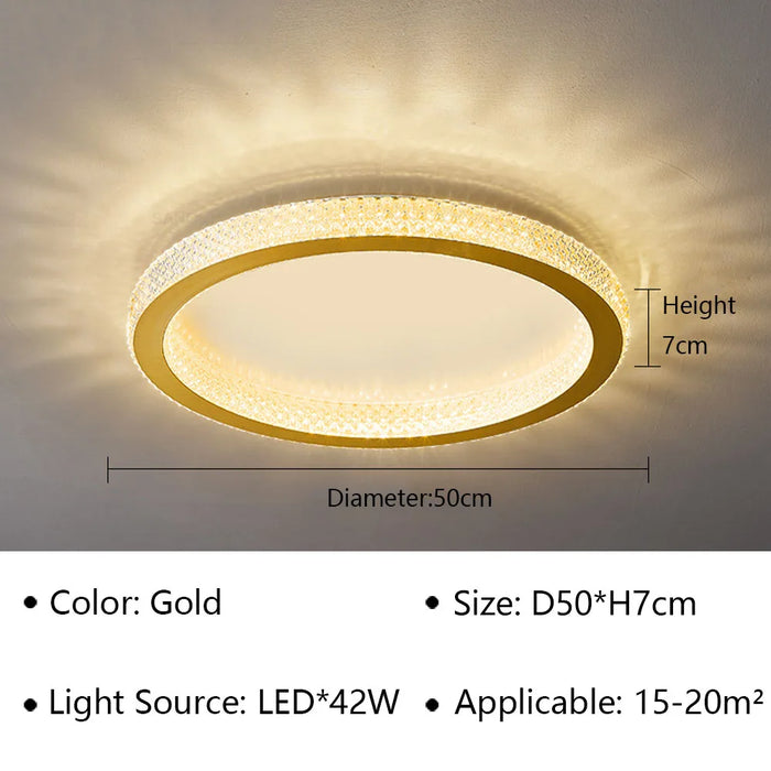 Luxury LED Ceiling Light – Modern Surface-Mounted Fixture for Living Spaces