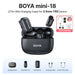 BOYA Mini Wireless Microphone – 2.4GHz Lavalier Mic with Charging Case for iPhone & Android - Samanta Factory