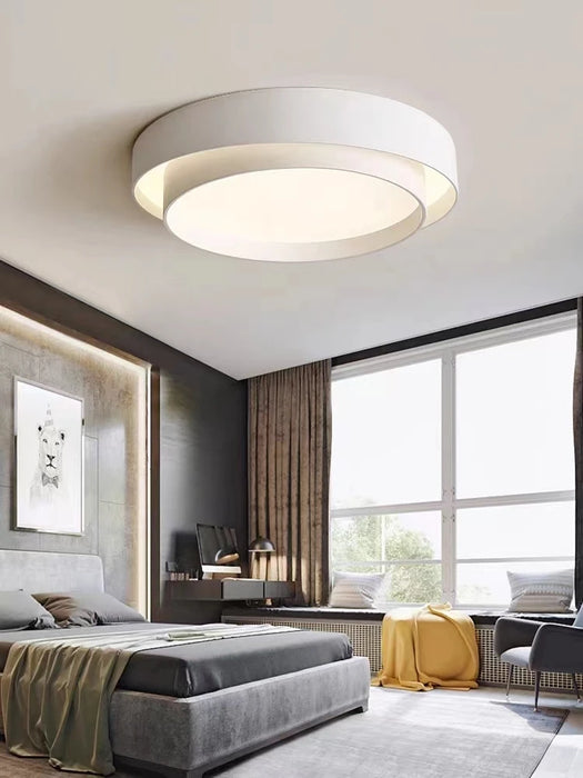 Modern LED Ceiling Light – Dimmable Remote-Control Fixture for Home & Office