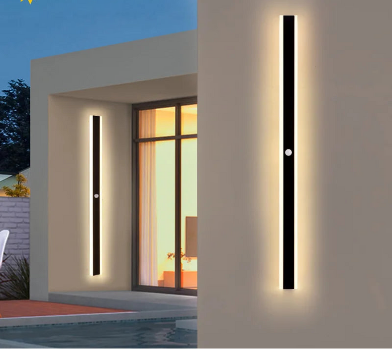 Outdoor LED Wall Light with Motion Sensor – IP65 Waterproof Aluminum Lamp for Porch, Garden, Garage, Villa - Samanta Factory