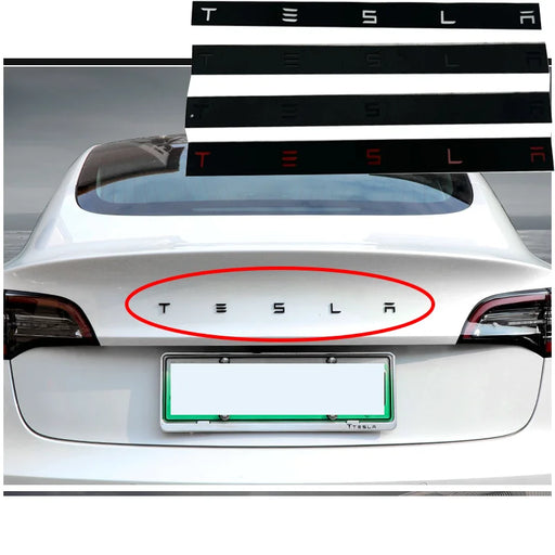  Tesla Model 3/Y 20mm metal emblem letters – premium car exterior badges