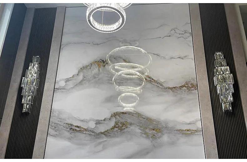 Crystal Wall Lamp – Modern Gold LED Lighting for Dining & Bedroom